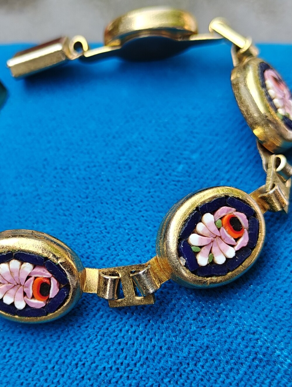 Vintage Italian Mosaic Bracelet XXS